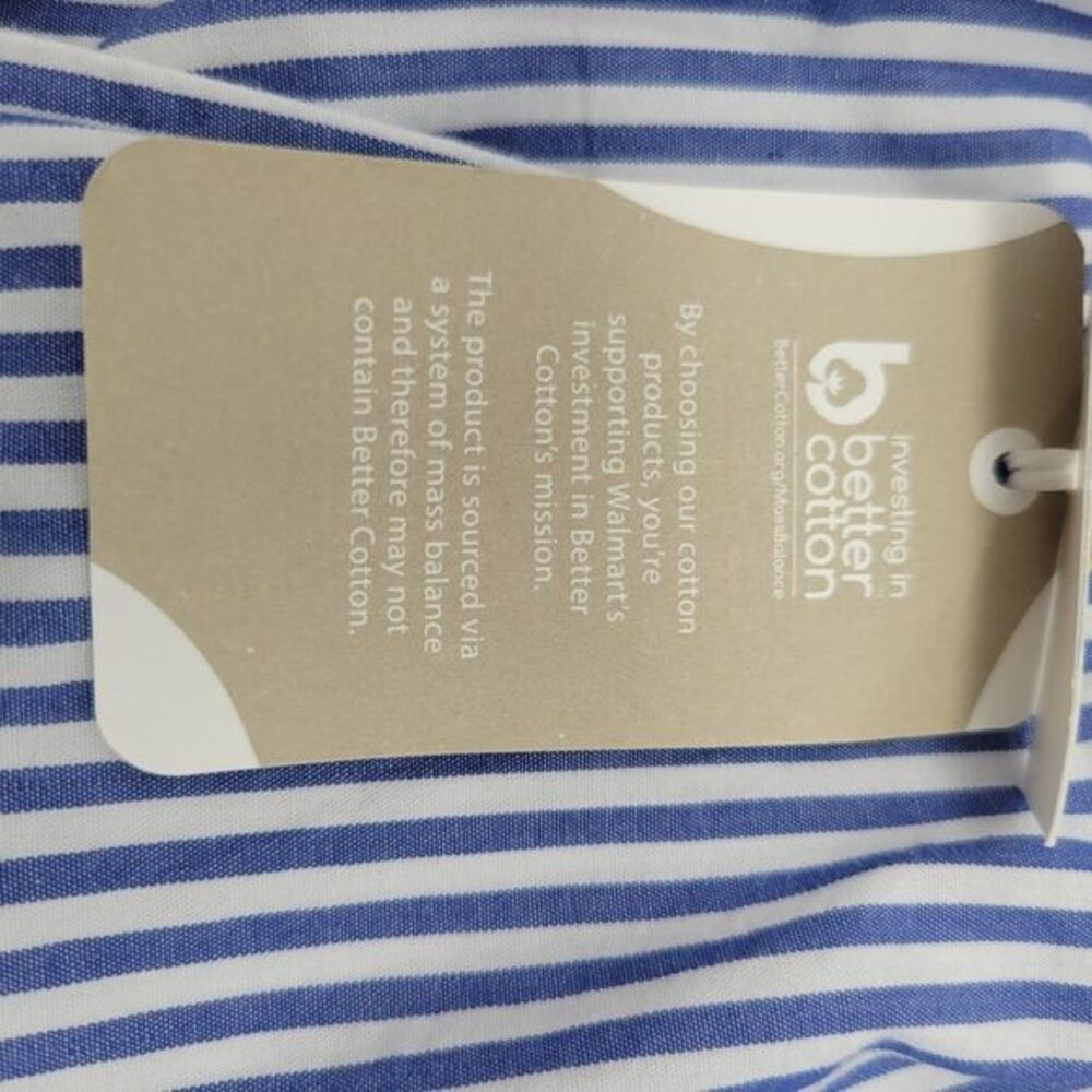 NWT Free Assembly Color Block Striped Sections Vneck Peplum Top Long Sleeve Sz L - Picture 12 of 12